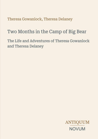 Two Months in the Camp of Big Bear