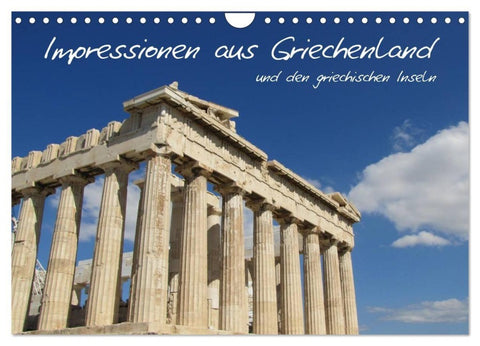 Impressionen aus Griechenland (Wandkalender 2027 DIN A4 quer), CALVENDO Monatskalender
