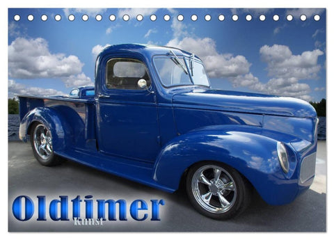 Oldtimer-Kunst (Tischkalender 2026 DIN A5 quer), CALVENDO Monatskalender