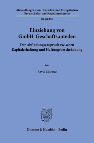 Einziehung von GmbH-Geschäftsanteilen