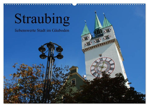 Straubing, liebenswerte Stadt im Gäuboden (Wandkalender 2027 DIN A2 quer), CALVENDO Monatskalender