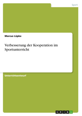 Verbesserung der Kooperation im Sportunterricht