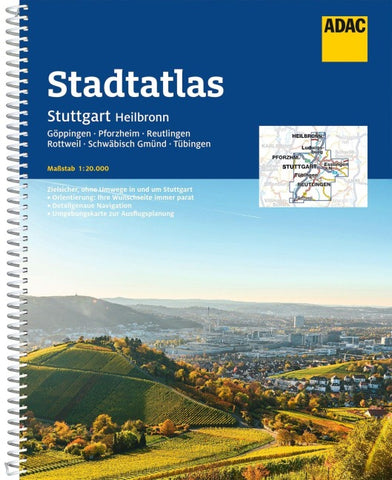ADAC Stadtatlas Stuttgart, Heilbronn 1:20.000
