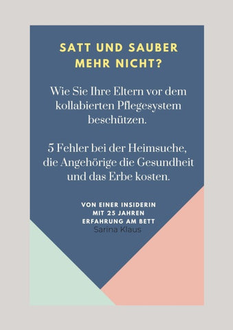 Satt und sauber. Mehr nicht?