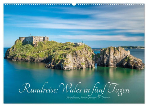 Rundreise: Wales in fünf Tagen (Wandkalender 2027 DIN A2 quer), CALVENDO Monatskalender