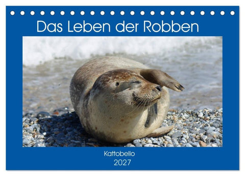 Das Leben der Robben (Tischkalender 2027 DIN A5 quer), CALVENDO Monatskalender