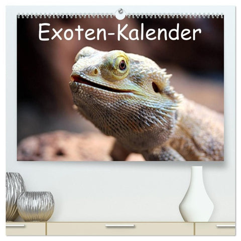 Exoten-Kalender (hochwertiger Premium Wandkalender 2027 DIN A2 quer), Kunstdruck in Hochglanz