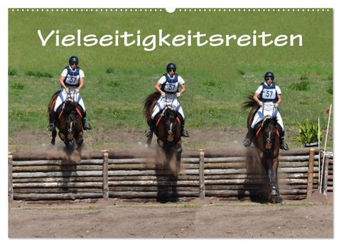 Vielseitigkeitsreiten (Wandkalender 2026 DIN A2 quer), CALVENDO Monatskalender