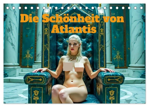 Die Schönheit von Atlantis (Tischkalender 2027 DIN A5 quer), CALVENDO Monatskalender