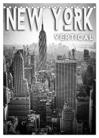 New York Vertical (Tischkalender 2026 DIN A5 hoch), CALVENDO Monatskalender