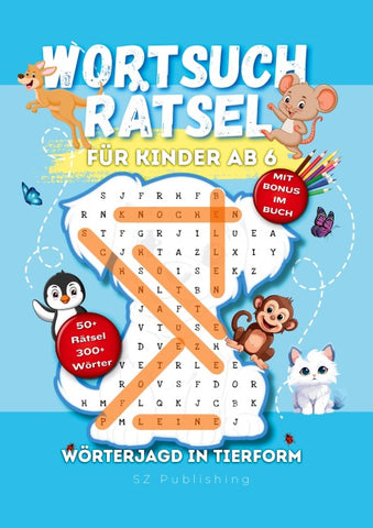 Wortsuchrätsel für Kinder ab 6