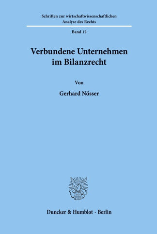 Verbundene Unternehmen im Bilanzrecht.