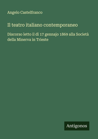 Il teatro italiano contemporaneo