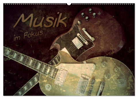 Musik im Fokus (Wandkalender 2026 DIN A2 quer), CALVENDO Monatskalender