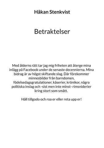 Betraktelser