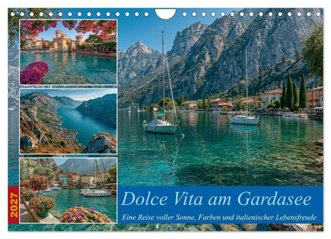 Dolce Vita am Gardasee (Wandkalender 2027 DIN A4 quer), CALVENDO Monatskalender