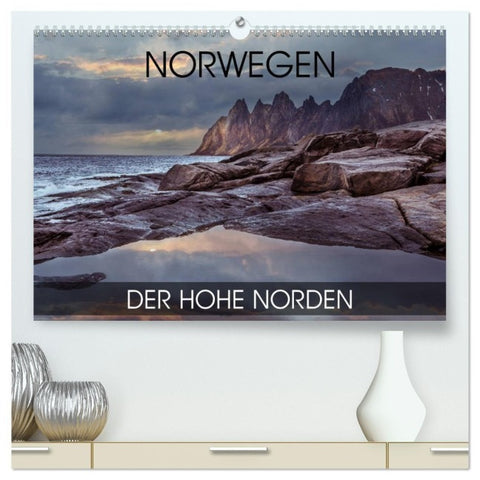 Norwegen - der hohe Norden (hochwertiger Premium Wandkalender 2027 DIN A2 quer), Kunstdruck in Hochglanz