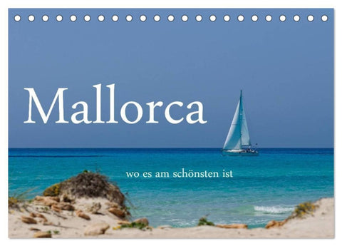 Mallorca wo es am schönsten ist (Tischkalender 2027 DIN A5 quer), CALVENDO Monatskalender