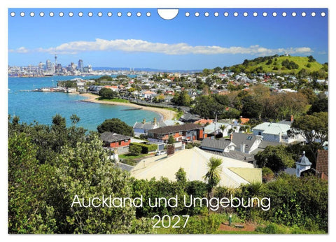 Auckland und Umgebung 2027 (Wandkalender 2027 DIN A4 quer), CALVENDO Monatskalender