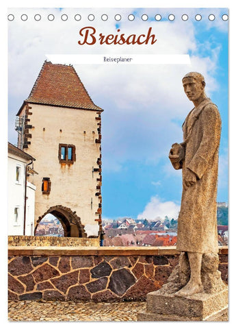 Breisach - Reiseplaner (Tischkalender 2027 DIN A5 hoch), CALVENDO Monatskalender