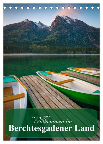 Willkommen im Berchtesgadener Land (Tischkalender 2027 DIN A5 hoch), CALVENDO Monatskalender
