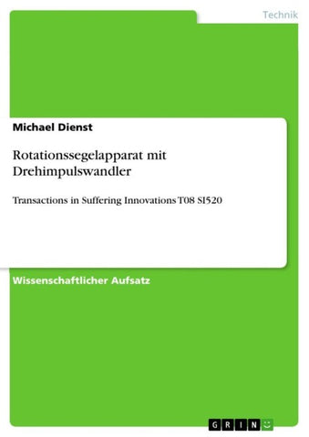 Rotationssegelapparat mit Drehimpulswandler