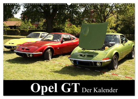 Opel GT Der Kalender (Wandkalender 2026 DIN A2 quer), CALVENDO Monatskalender