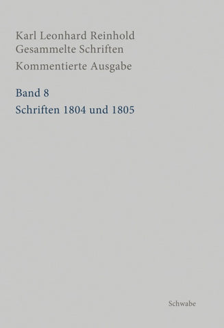 Schriften 1804 und 1805