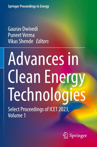 Advances in Clean Energy Technologies