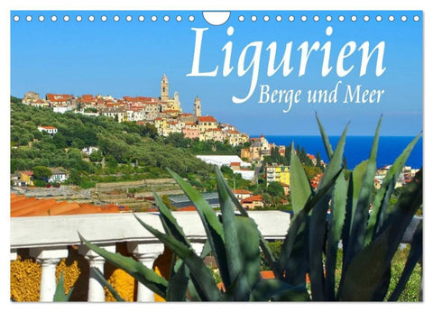 Ligurien - Berge und Meer (Wandkalender 2026 DIN A4 quer), CALVENDO Monatskalender