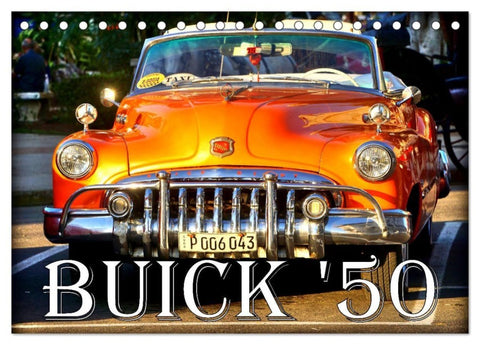 BUICK '50 (Tischkalender 2027 DIN A5 quer), CALVENDO Monatskalender