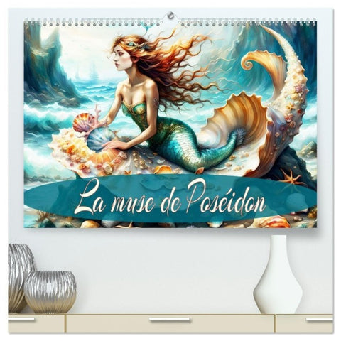 La muse de Poséidon (Calendrier mural haut de gamme 2027 DIN A2 vertical), CALVENDO calendrier mensuel