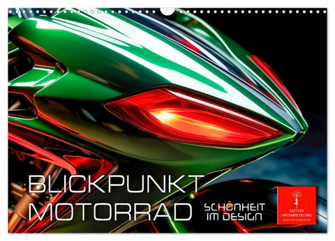 Blickpunkt Motorrad Schönheit im Design (Wandkalender 2026 DIN A3 quer), CALVENDO Monatskalender