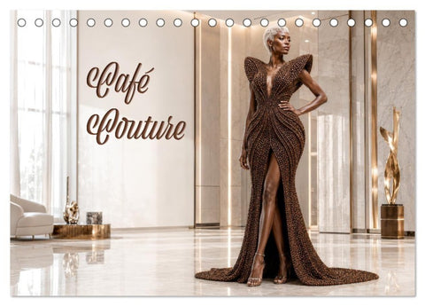 Café Couture (Tischkalender 2027 DIN A5 quer), CALVENDO Monatskalender