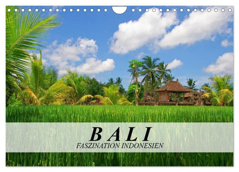 Bali - Faszination Indonesien (Wandkalender 2027 DIN A4 quer), CALVENDO Monatskalender