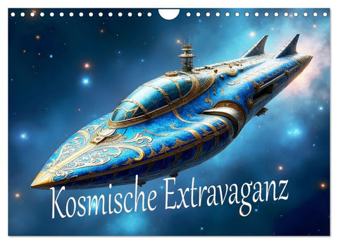 Kosmische Extravaganz (Wandkalender 2026 DIN A4 quer), CALVENDO Monatskalender