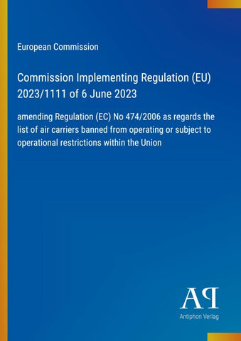 Commission Implementing Regulation (EU) 2023/1111 of 6 June 2023