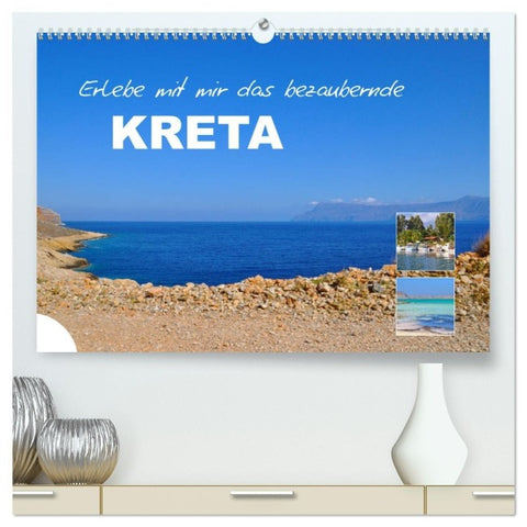 Erlebe mit mir das bezaubernde Kreta (hochwertiger Premium Wandkalender 2027 DIN A2 quer), Kunstdruck in Hochglanz