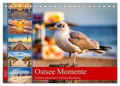 Ostsee Momente (Tischkalender 2027 DIN A5 quer), CALVENDO Monatskalender