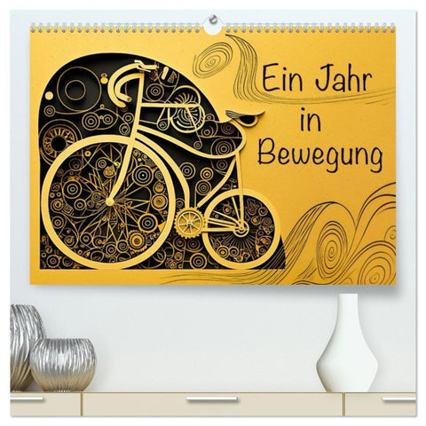 Ein Jahr in Bewegung (hochwertiger Premium Wandkalender 2027 DIN A2 quer), Kunstdruck in Hochglanz