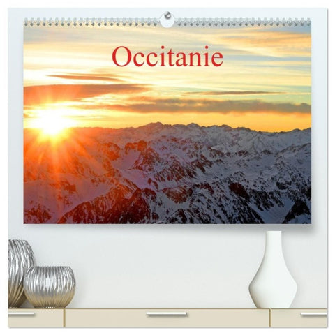 Occitanie (Calendrier mural haut de gamme 2027 DIN A2 vertical), CALVENDO calendrier mensuel