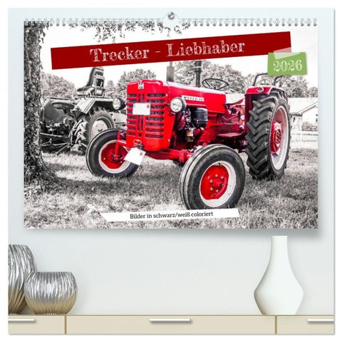 Trecker-Liebhaber (hochwertiger Premium Wandkalender 2026 DIN A2 quer), Kunstdruck in Hochglanz
