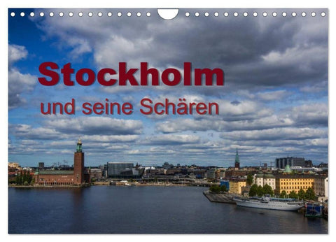 Stockholm und seine Schären (Wandkalender 2027 DIN A4 quer), CALVENDO Monatskalender