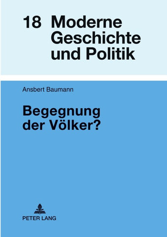 Begegnung der Völker?