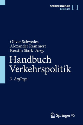 Handbuch Verkehrspolitik