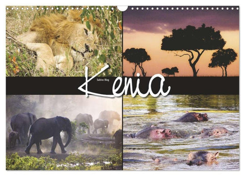 Kenia (Wandkalender 2027 DIN A3 quer), CALVENDO Monatskalender