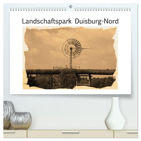 Landschaftspark Duisburg-Nord (hochwertiger Premium Wandkalender 2027 DIN A2 quer), Kunstdruck in Hochglanz