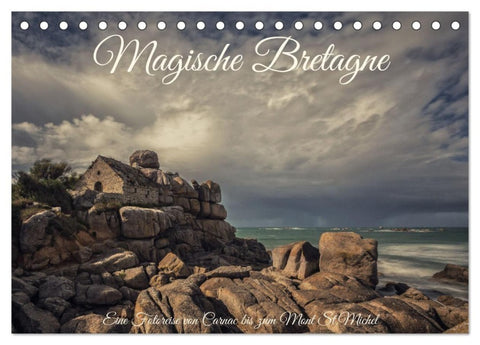 Magische Bretagne (Tischkalender 2027 DIN A5 quer), CALVENDO Monatskalender