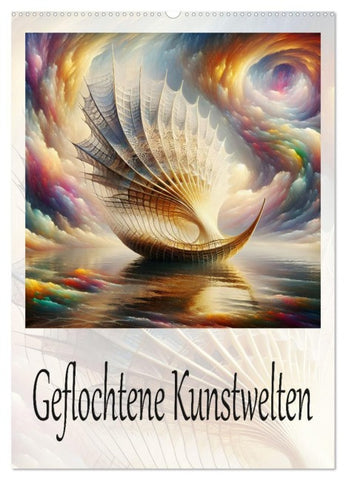 Geflochtene Kunstwelten (Wandkalender 2027 DIN A2 hoch), CALVENDO Monatskalender