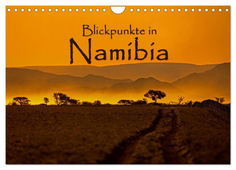 Blickpunkte in Namibia (Wandkalender 2026 DIN A4 quer), CALVENDO Monatskalender